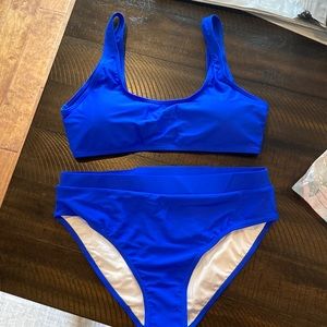 SHEIN two piece high waisted swimsuit